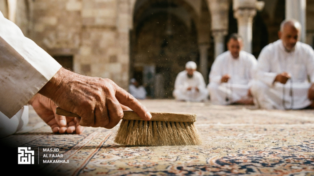 Keutamaan memuliakan masjid